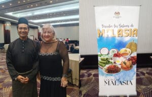 Encargado de Malasia en el Eurobuilding Olga Guila