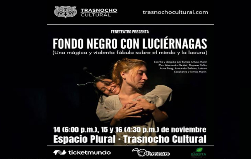 Fondo Negro con Luciernagas 15 y 16 de noviembre