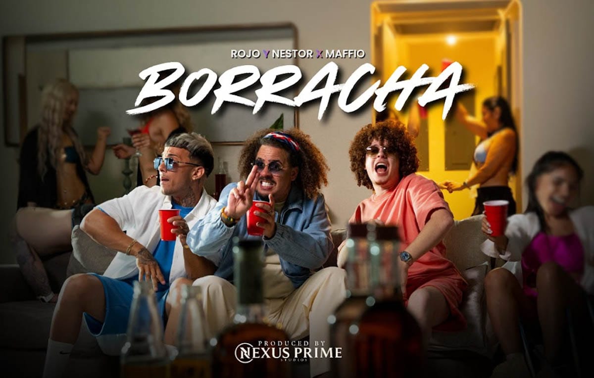 El Rojo, Néstor y Maffio en "Borracha"