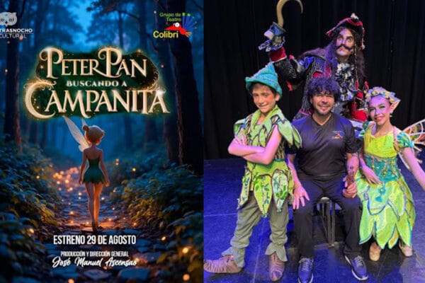 Peter Pan buscando a Campanita