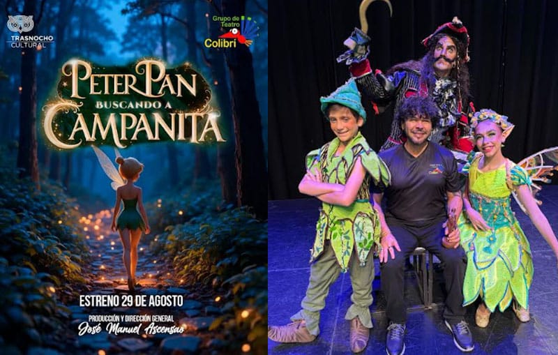 Peter Pan buscando a Campanita
