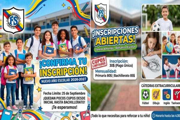 Unidad Educativa Fuente del Saber 2026 2027
