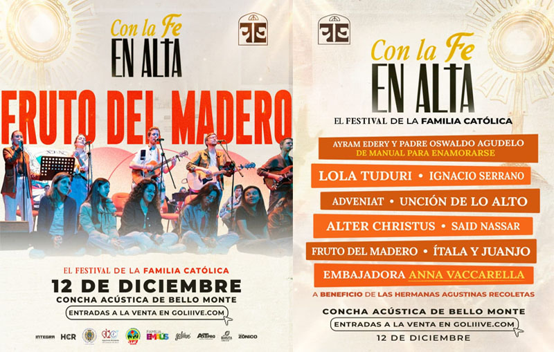 Con la fe en alta 12 de diciembre
