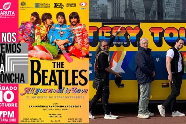 The Beatles all you need is love en la concha